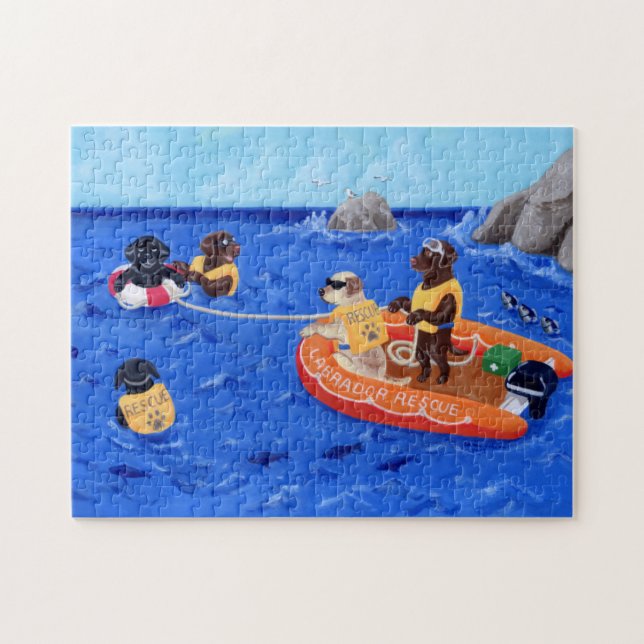 Puzzle Equipo de rescate de Labrador (Horizontal)
