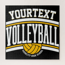 Puzzle Equipo Escolar de Voleibol Personalizado CON NOMBR