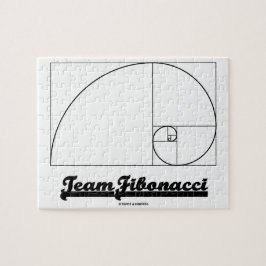 Puzzle Equipo Fibonacci (espiral de Fibonacci)