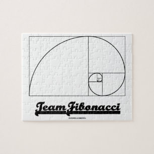 Puzzle Equipo Fibonacci (espiral de Fibonacci)