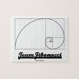Puzzle Equipo Fibonacci (espiral de Fibonacci)