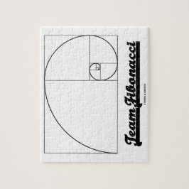 Puzzle Equipo Fibonacci (espiral de Fibonacci)