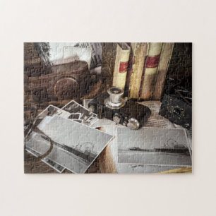 Puzzle Equipo fotográfico de época Santa Mónica Pier