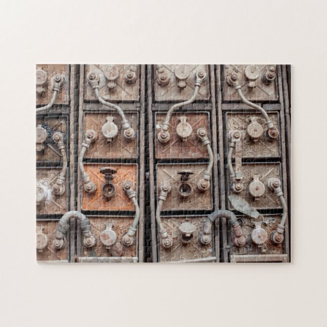 Puzzle Equipo industrial en una mina abandonada en Butte (Horizontal)