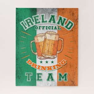 Puzzle Equipo Oficial de Bebidas de Irlanda. Cerveza dive