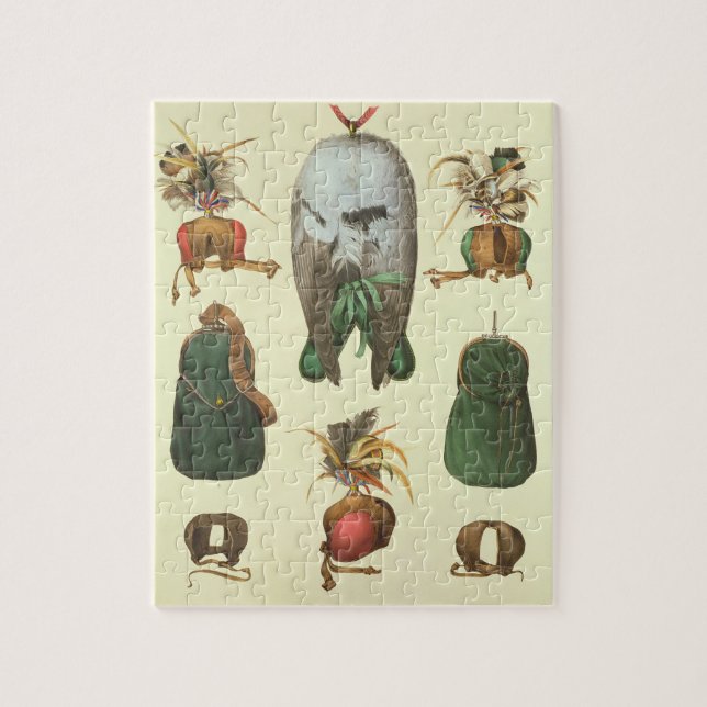 Puzzle Equipo para la cetrería, de 'Traite de Fauconneri (Vertical)