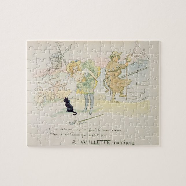 Puzzle 'Era Abadie que hizo el Sacre-Coeur, solamente (Horizontal)