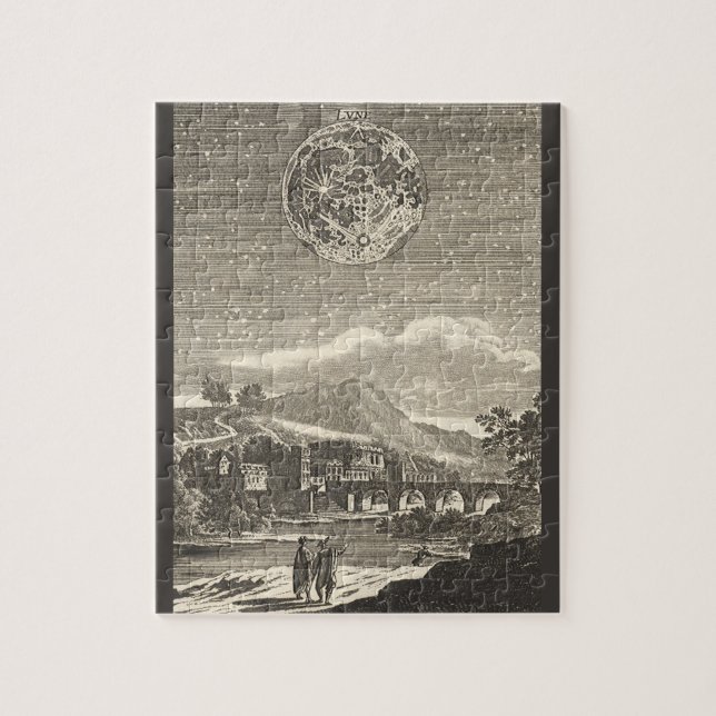 Puzzle Era Antigüedad Renacimiento Luna por Allain Mallet (Vertical)