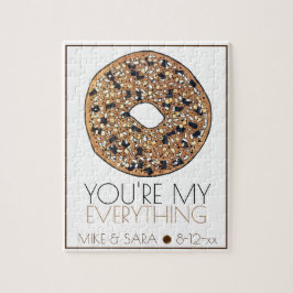 Puzzle Eres mi favor de la boda de todo el bagel