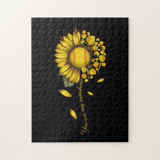 Puzzle Eres Mi Sunshine Softball Sunflower
