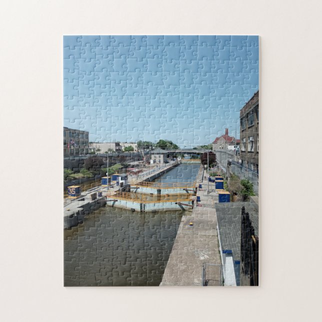 Puzzle Erie Canal Locks (Vertical)