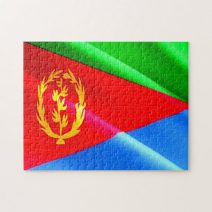 Puzzle Eritrea - Bandera Eritrea -