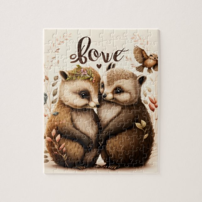 Puzzle erizos de amor (Vertical)