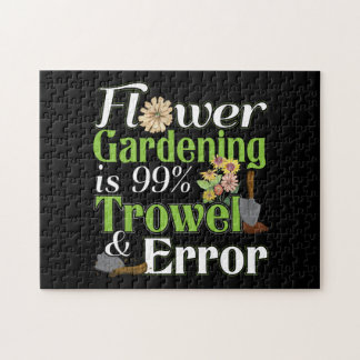 Puzzle Error de Trowl de jardinería de flores - Gardener 
