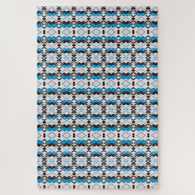 Puzzle ¡Es difícil romperse el gris azul! (Vertical)