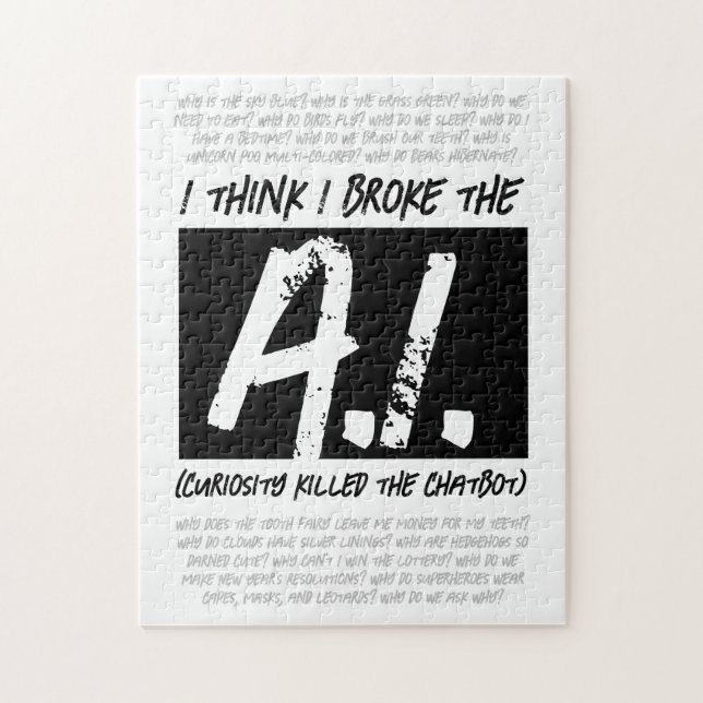 Puzzle Es Gracioso Que Creo Que Rompió La IA... (Vertical)