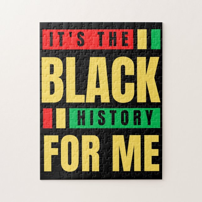 Puzzle Es la historia negra para mí Melanin Sista Bruh (Vertical)