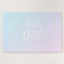 Es una revelación de género de gradiente azul rosa