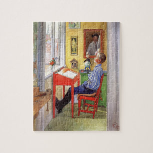 Puzzle Esbjorn Haciendo su tarea personal por Carl Larsso