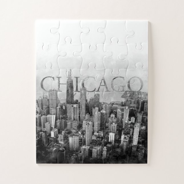 Puzzle Esbozo de Chicago (Vertical)