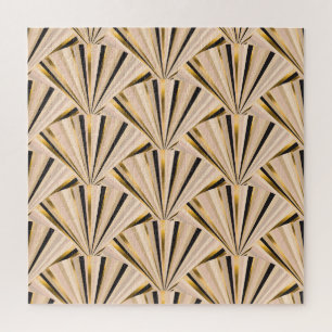 Puzzle Escalas Art Deco: Glamour Dorado Geométrico