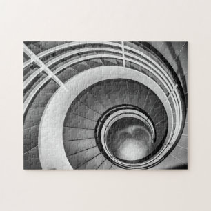 Puzzle Escalera circular BW