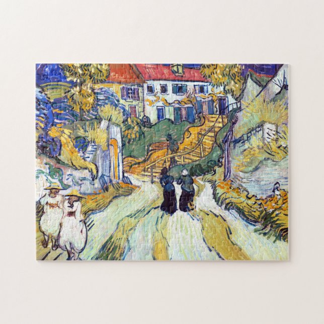 Puzzle Escalera de Auvers por Vincent Van Gogh (Horizontal)