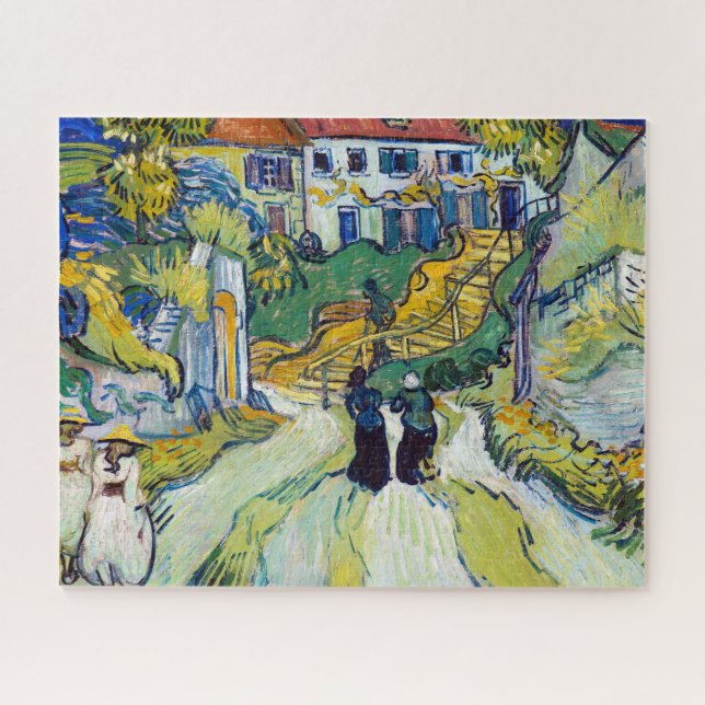 Puzzle Escalera de Vincent van Gogh en Auvers (Horizontal)
