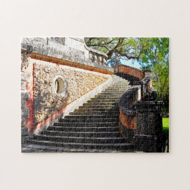 Puzzle Escaleras de Viscaya Miami Florida. (Horizontal)