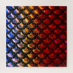 Puzzle Escamas de Sirena Rústicas