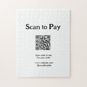 Puzzle Escanear para pagar por código QR de pedido añadir