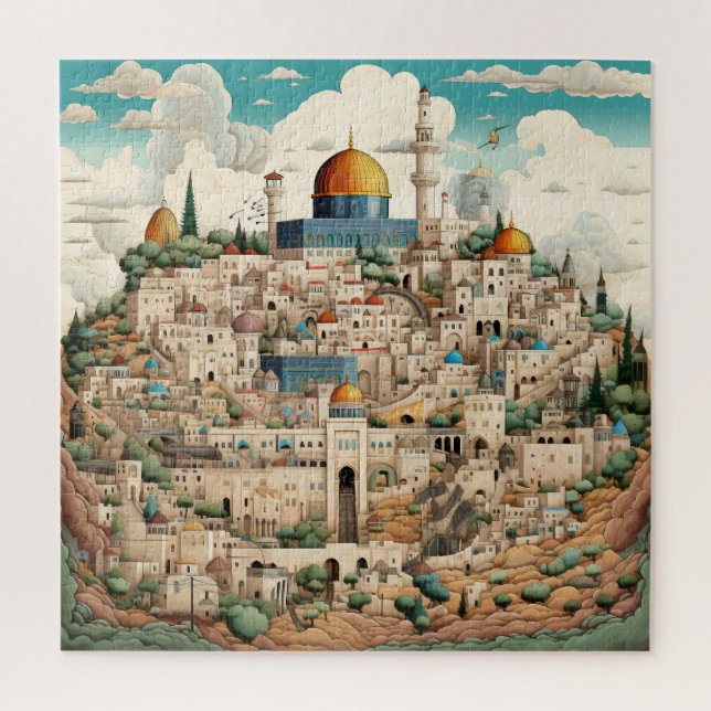 Puzzle Escape de la ciudad de Palestina (Vertical)
