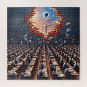 Puzzle Escape de Matrix: Sala de Exámenes Surrealistas