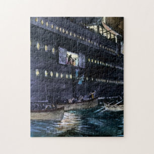 Puzzle ¡Escape titánico del RMS a los botes salvavidas
