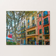 Escena callejera de Barcelona.