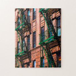 Puzzle Escena callejera de Nueva York.
