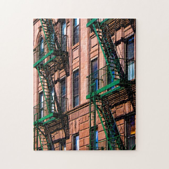 Puzzle Escena callejera de Nueva York. (Vertical)