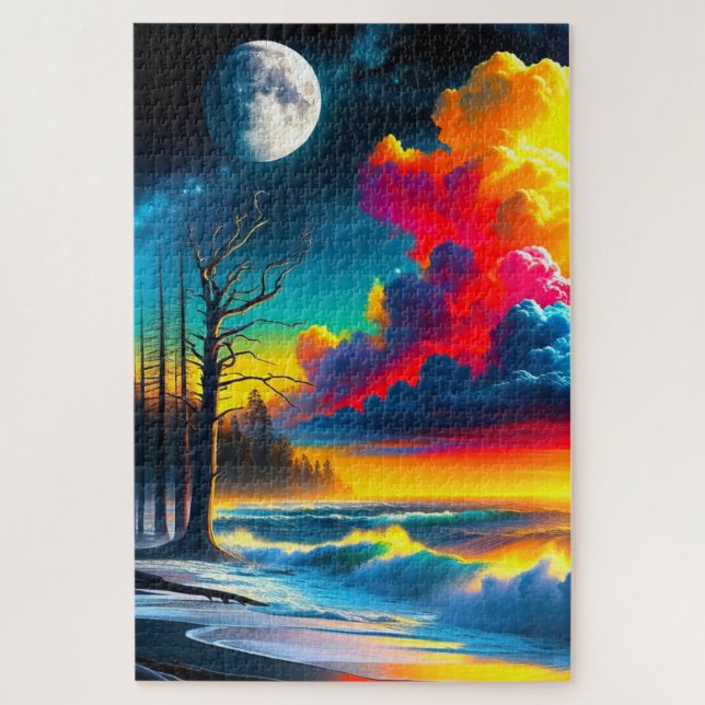 Puzzle Escena de atardecer (Vertical)
