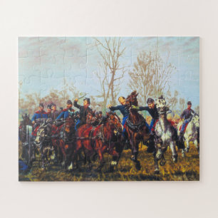 Puzzle Escena de batalla de la Guerra Civil 1887 William