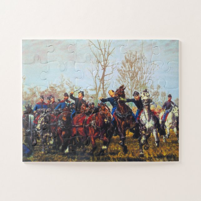 Puzzle Escena de batalla de la Guerra Civil 1887 William  (Horizontal)