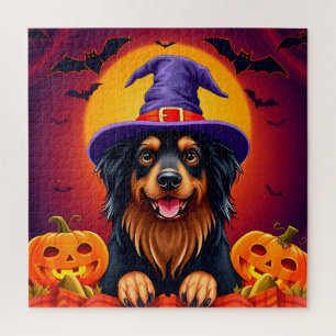 Puzzle Escena de Celebración de Halloween de Otoño de Per