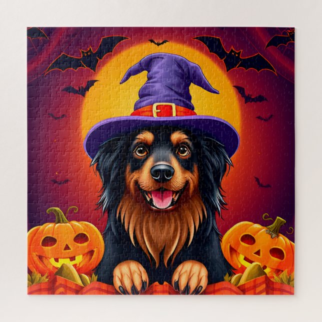 Puzzle Escena de Celebración de Halloween de Otoño de Per (Vertical)