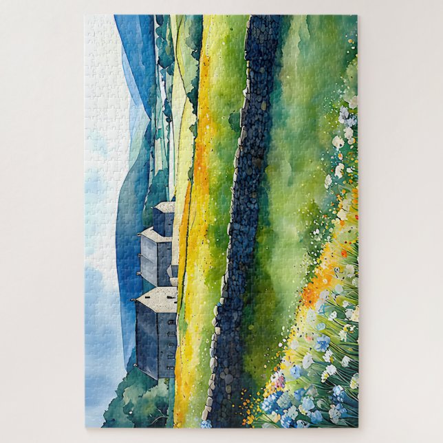 Puzzle Escena de Dalehaven en Yorkshire Dales (Vertical)