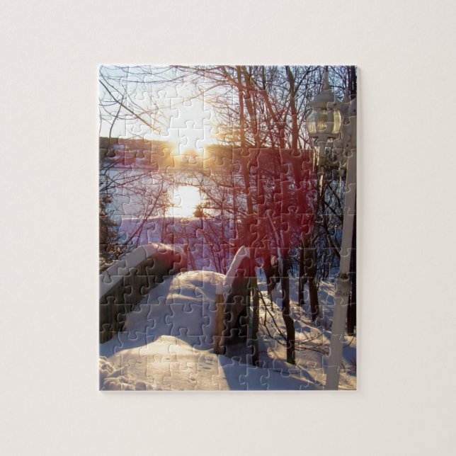 Puzzle Escena de invierno (Vertical)