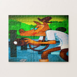 Puzzle Escena de la calle Barcelona.