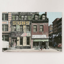 Escena de la esquina de la calle City de 1930