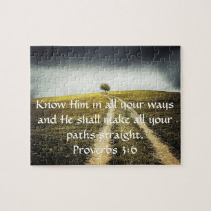 Puzzle Escena de la foto del verso de la biblia del 3:6