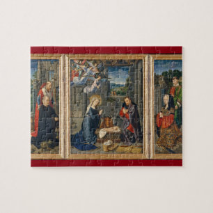 Puzzle Escena de la Natividad Niño Jesús Navidades reli