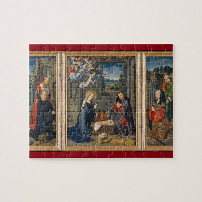 Puzzle Escena de la Natividad Niño Jesús Navidades religi (Horizontal)