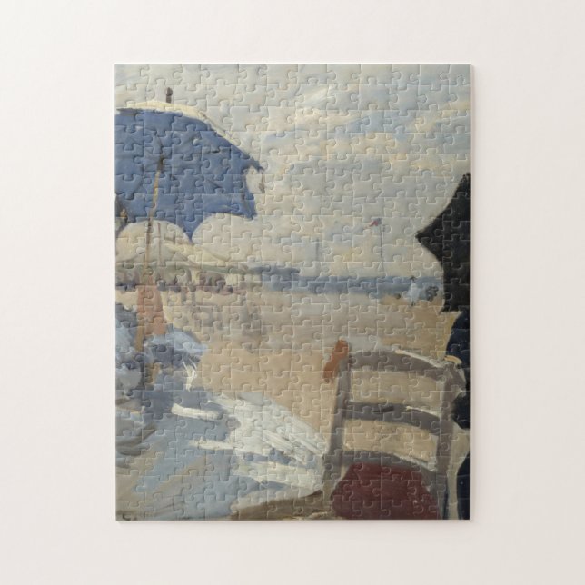 Puzzle Escena de la playa de Claude Monet (Vertical)